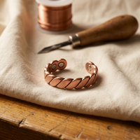 Elaine's Knap Copper Ring