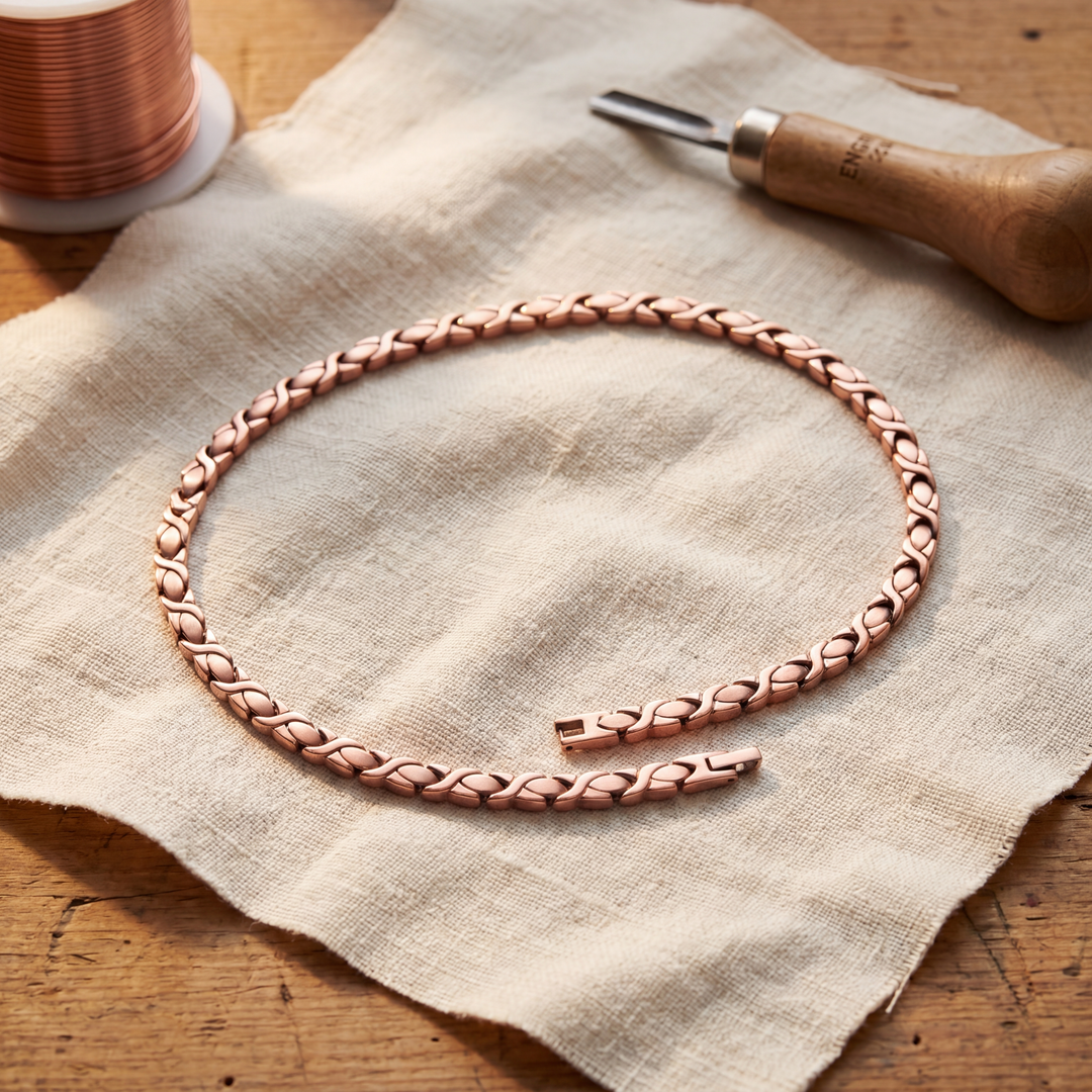 Elaine's Cedar Copper Necklace