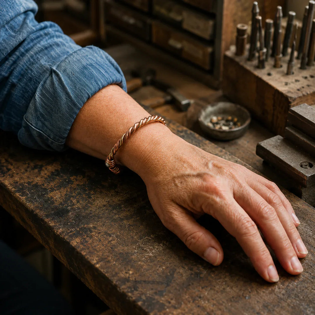 Elaine's River Copper Bracelet