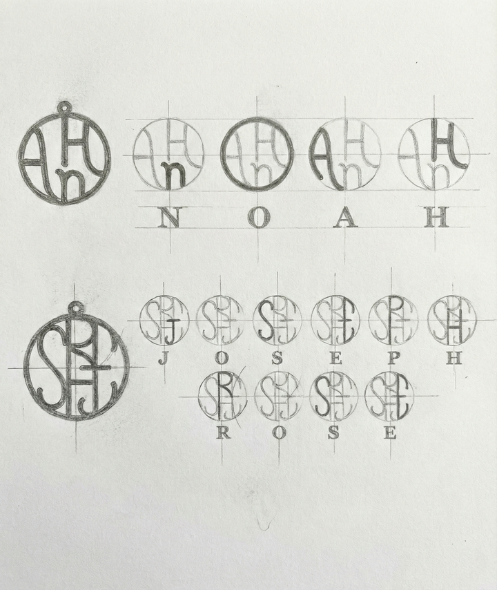 Elaine's Monogram Necklace – Every Letter, a Story