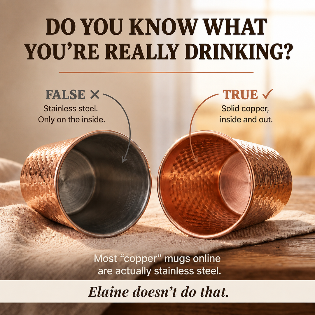 Elaine's Pure Copper Cup