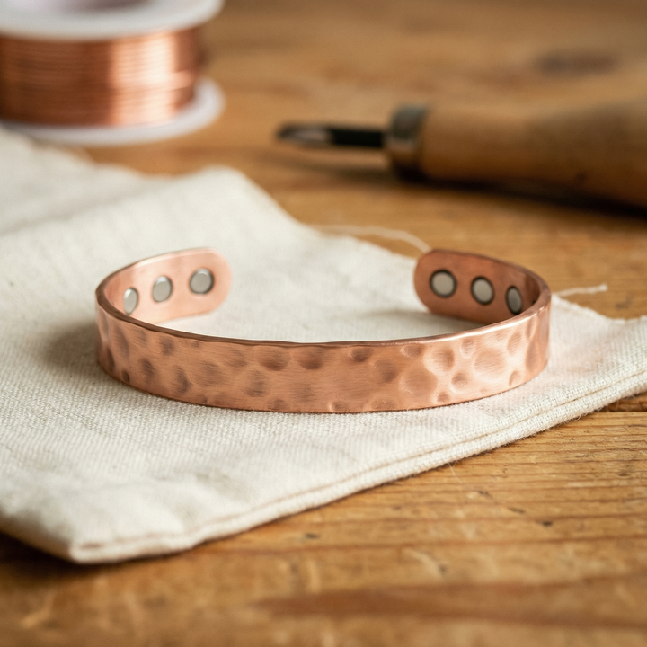 Elaine's Lodestone Copper Bracelet