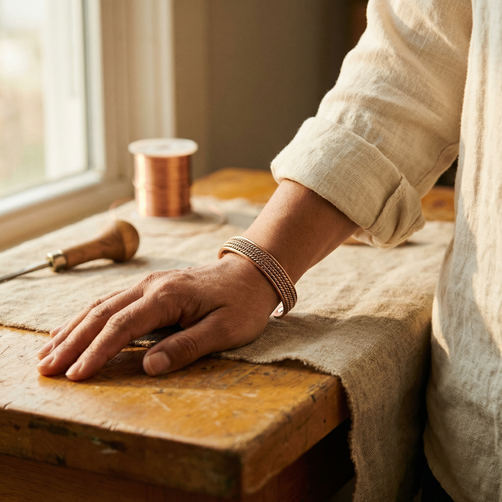 Elaine's Forge Copper Bracelet