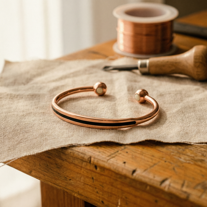 Elaine's Vein Copper Bracelet
