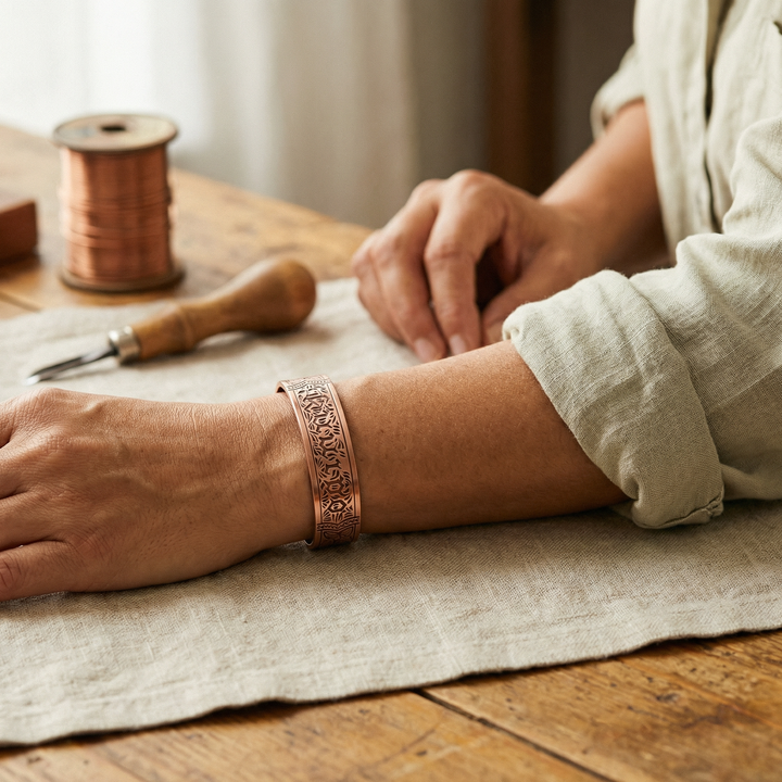 Elaine's Drift Copper Bracelet