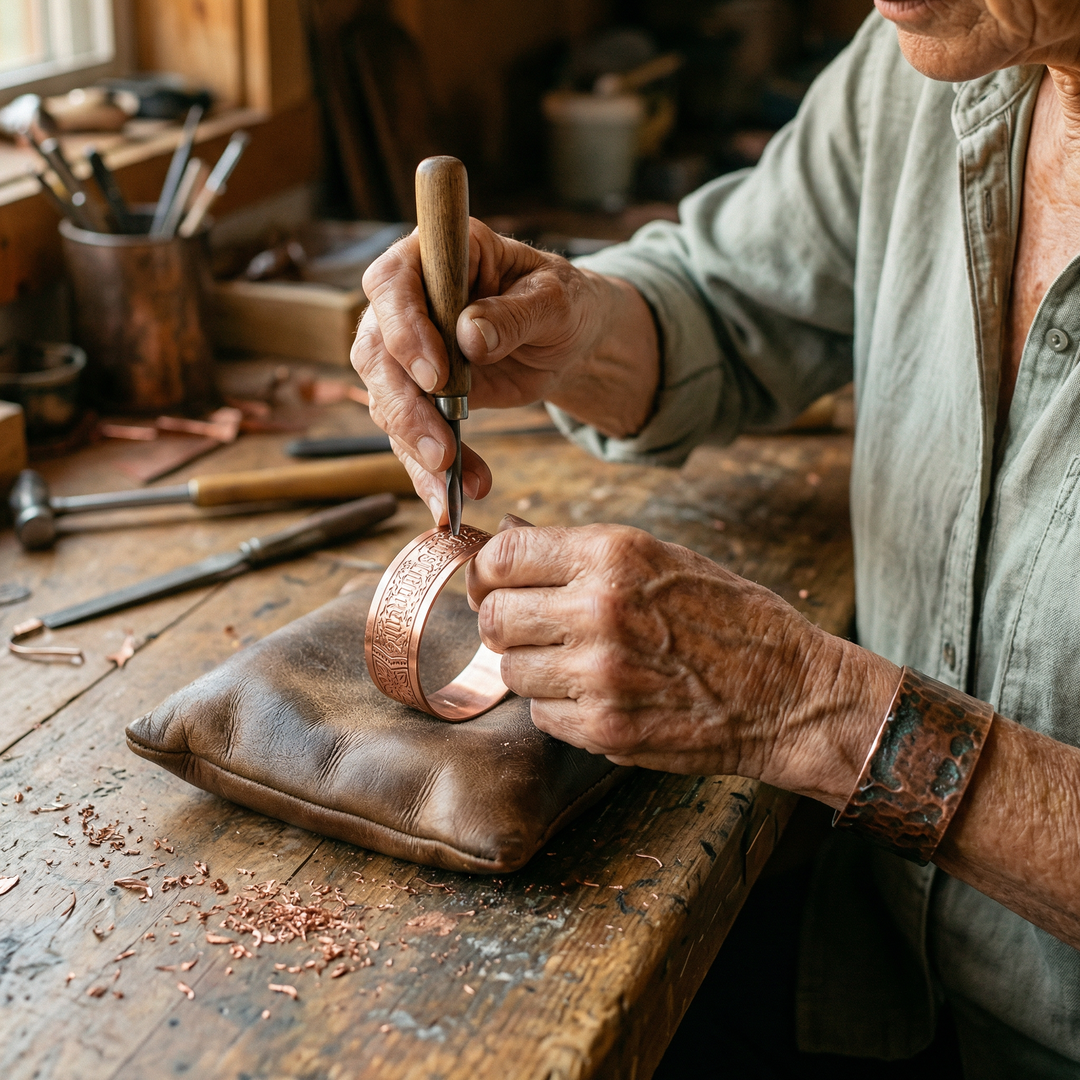 Elaine's Drift Copper Bracelet