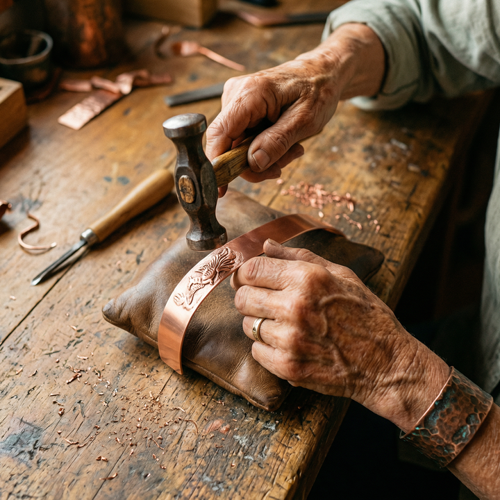 Elaine's Loam Copper Bracelet
