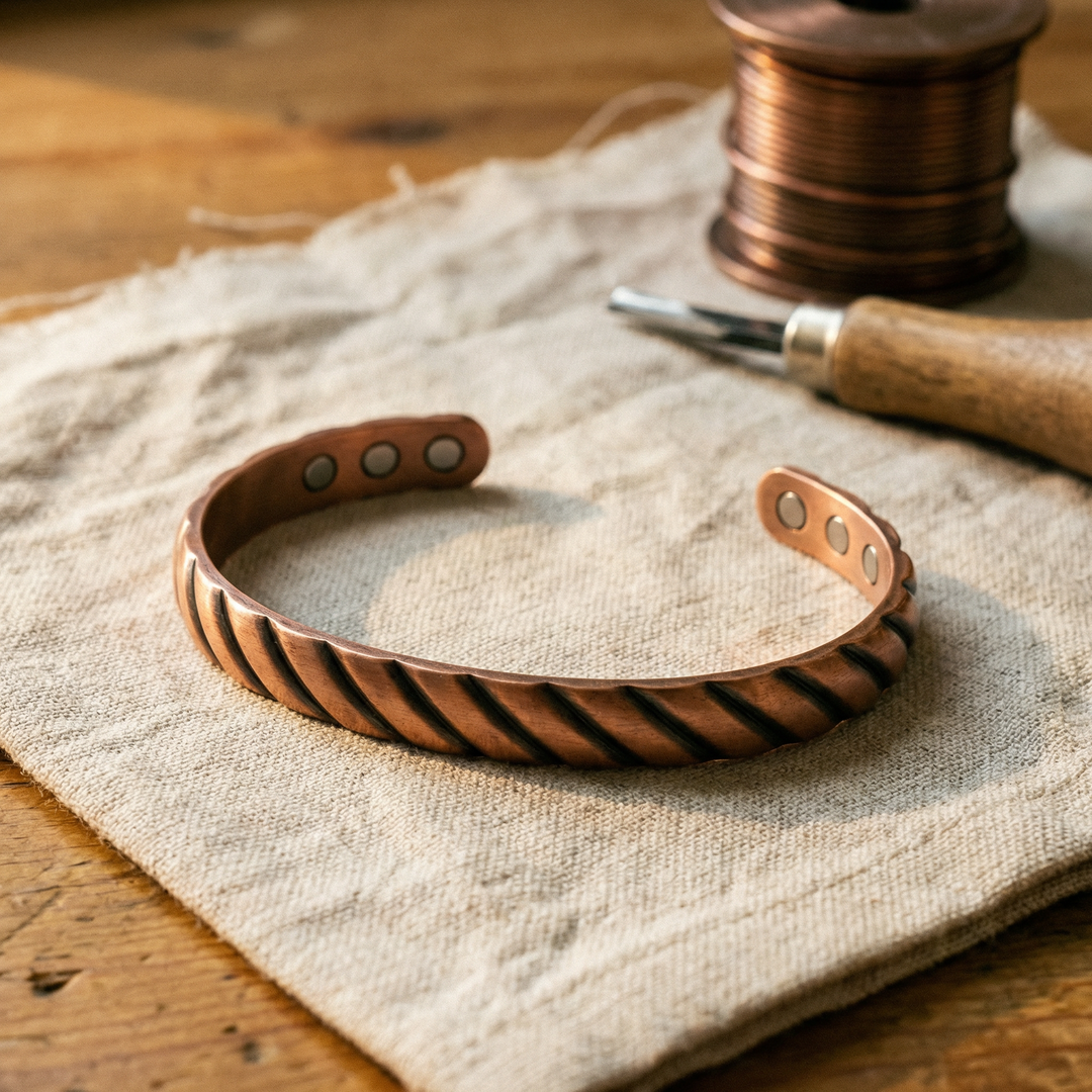 Elaine's Thorn Copper Bracelet