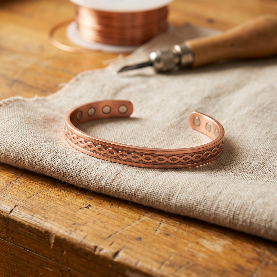 Elaine's Current Copper Bracelet