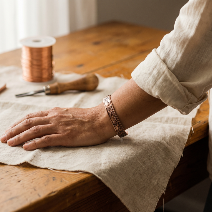 Elaine's Knell Copper Bracelet