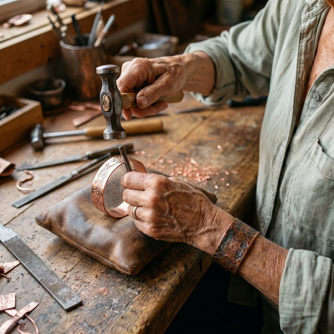 Elaine's Knell Copper Bracelet