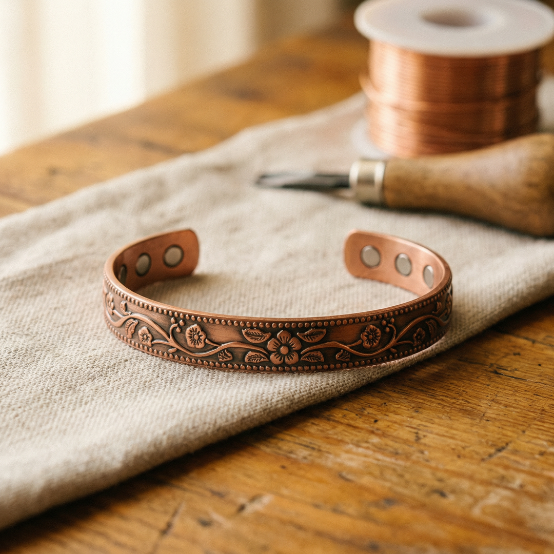 Elaine's Knell Copper Bracelet