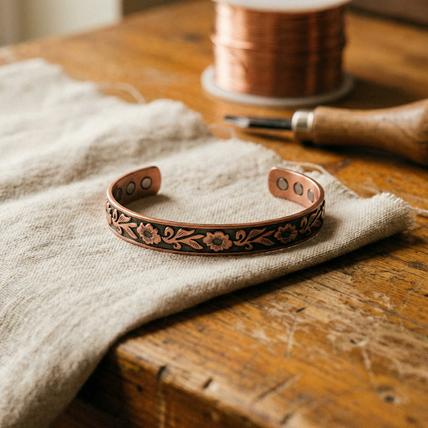 Elaine's Vine Copper Bracelet