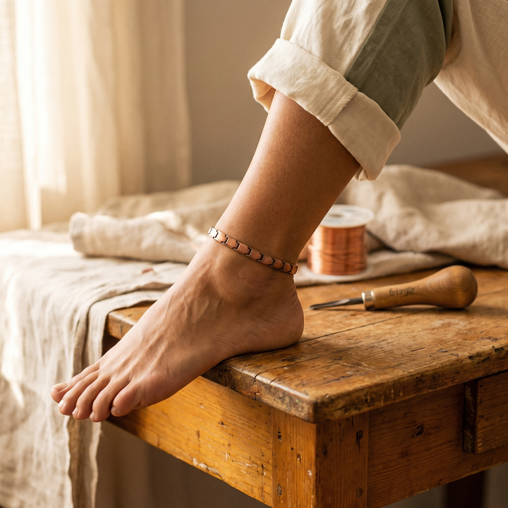 Elaine's Shore Copper Anklet