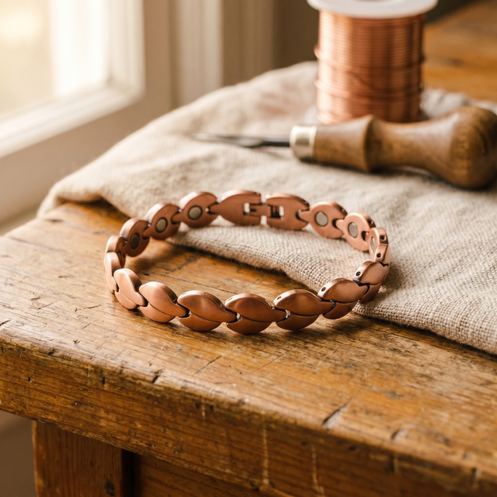Elaine's Marsh Copper Anklet