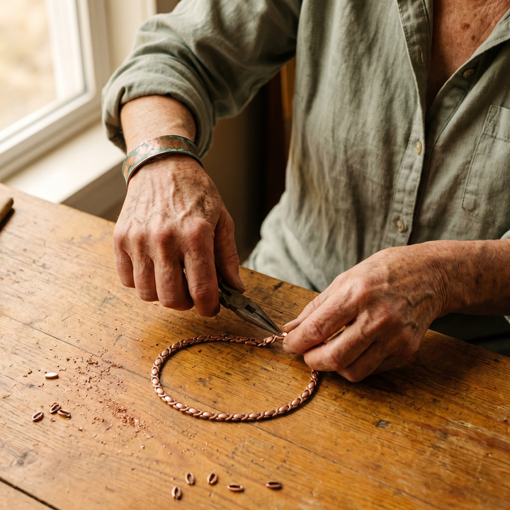 Elaine's Cedar Copper Necklace