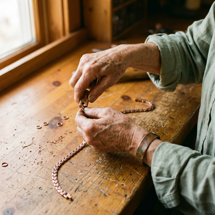 Elaine's Haze Copper Necklace