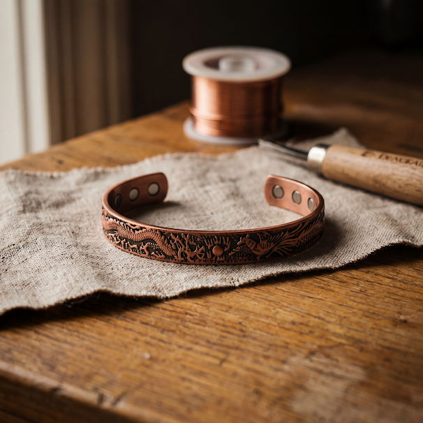 Elaine's Loam Copper Bracelet