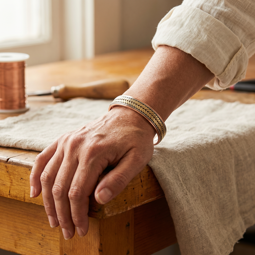 Elaine's Harvest Copper Bracelet