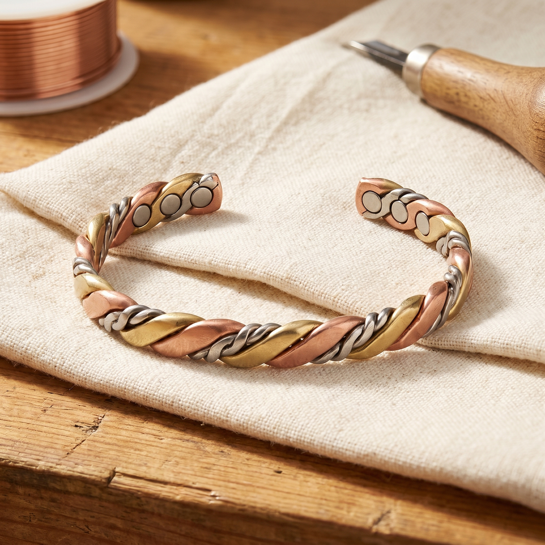 Elaine's Stone Copper Bracelet