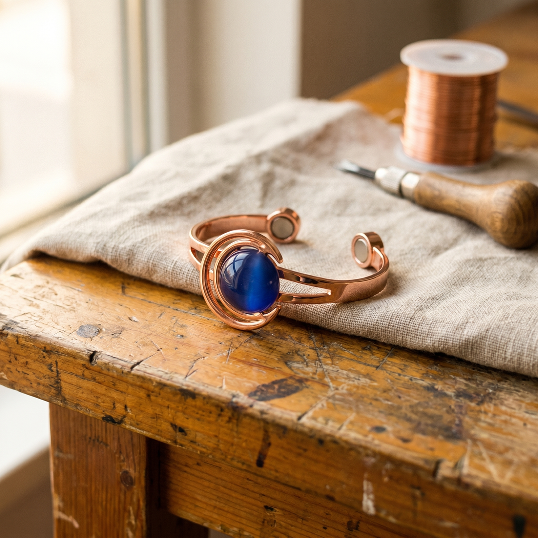 Elaine's Sphere Copper Bracelet