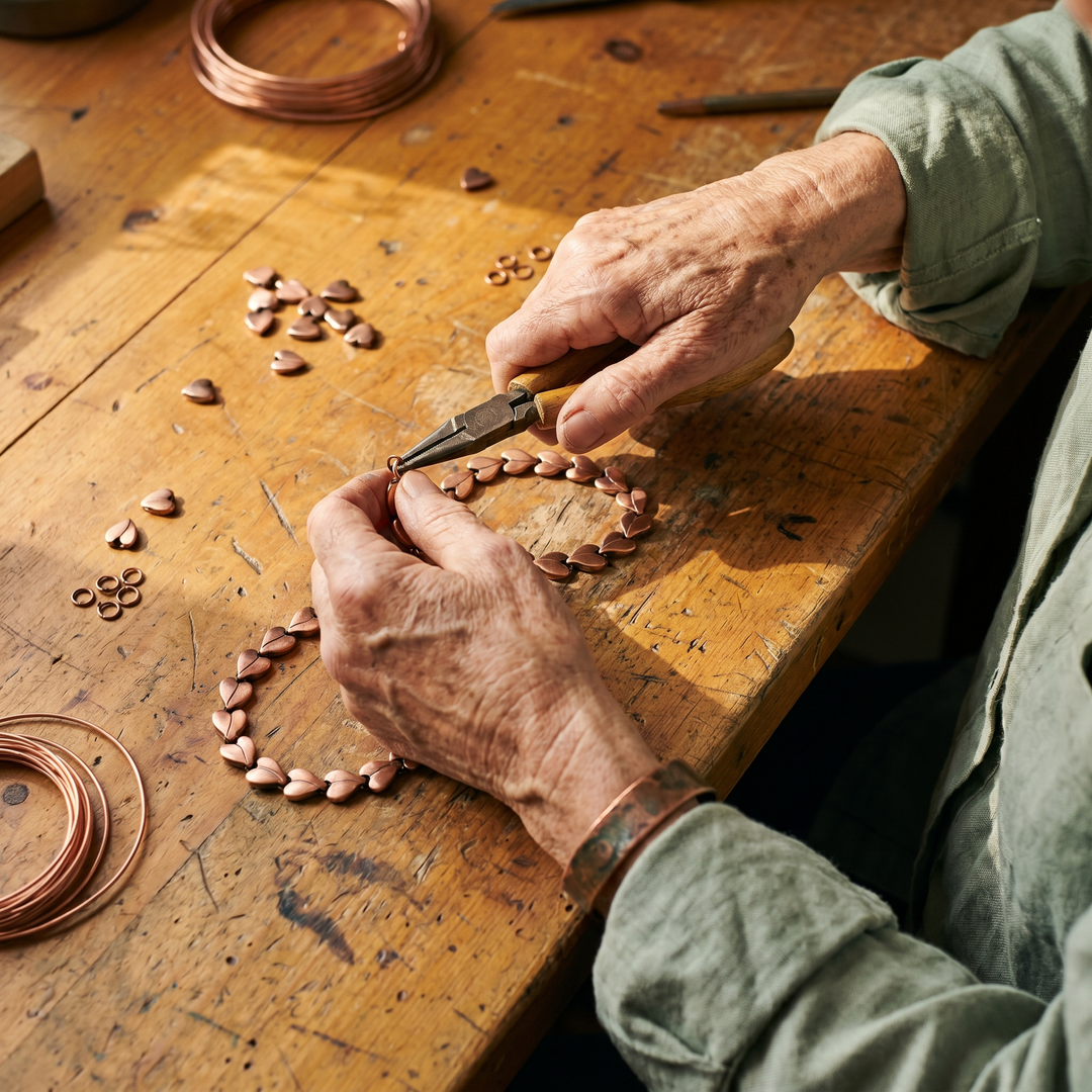 Elaine's Briar Copper Necklace