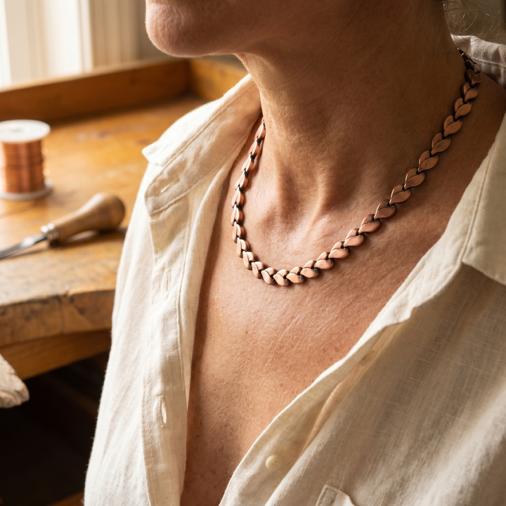 Elaine's Briar Copper Necklace
