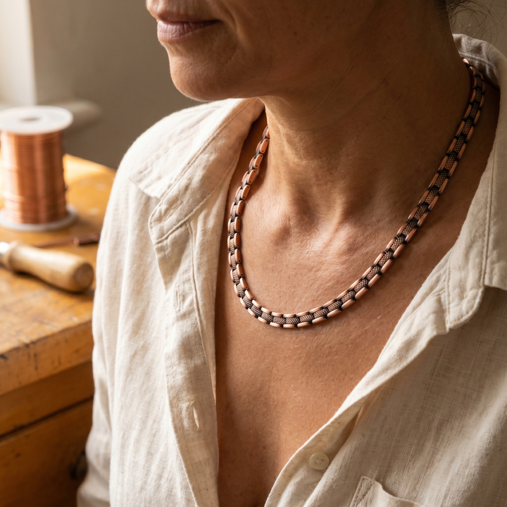 Elaine's Haze Copper Necklace