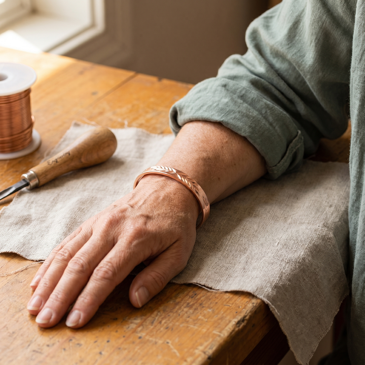 Elaine's Lunar Copper Bracelet