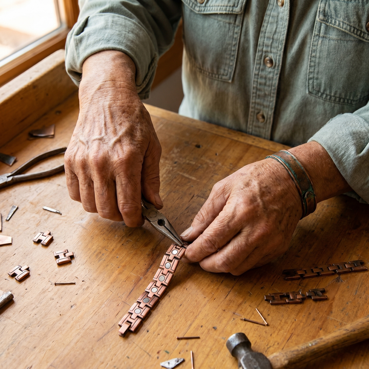 Elaine's Gorse Men's Copper Bracelet