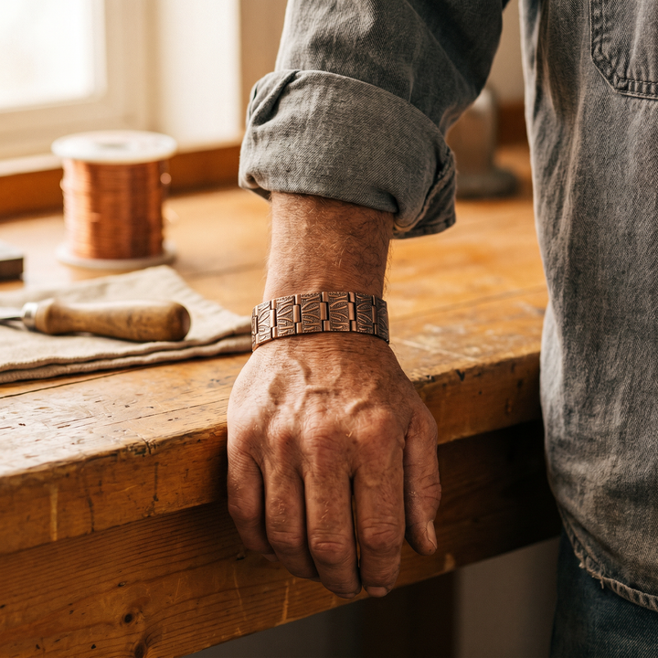 Elaine's Grit Men's Copper Bracelet