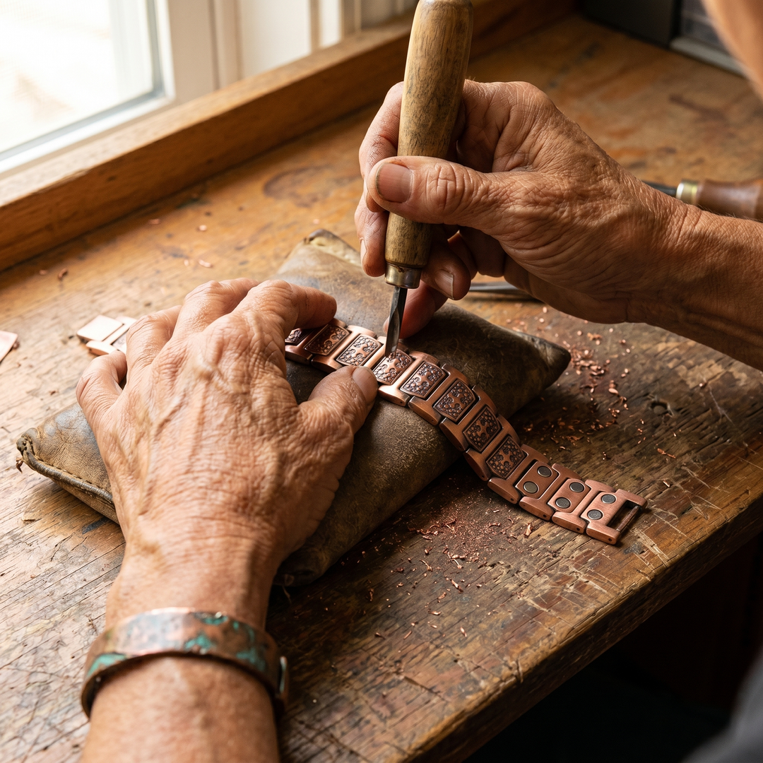 Elaine's Gale Men's Copper Bracelet