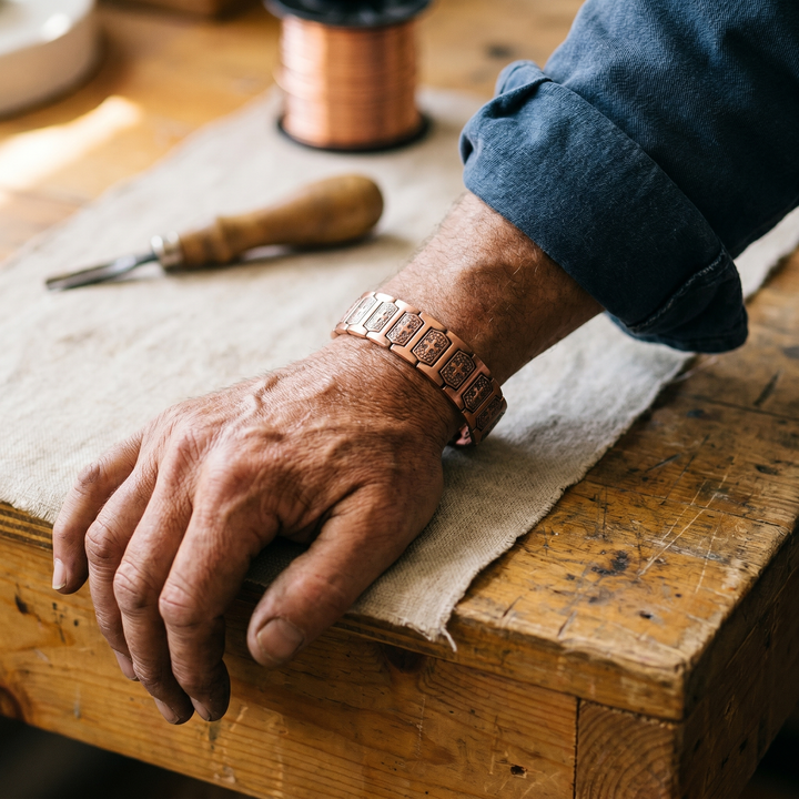 Elaine's Gale Men's Copper Bracelet
