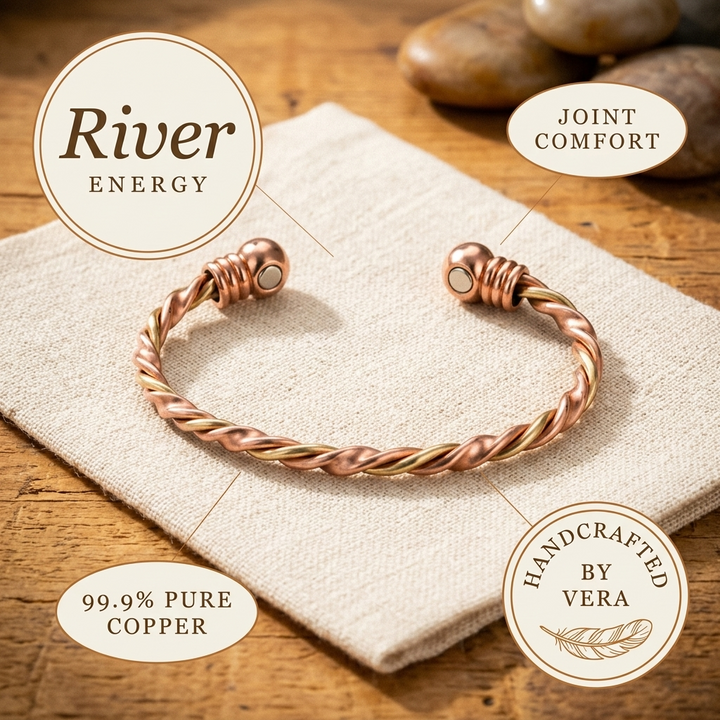 Elaine's River Copper Bracelet