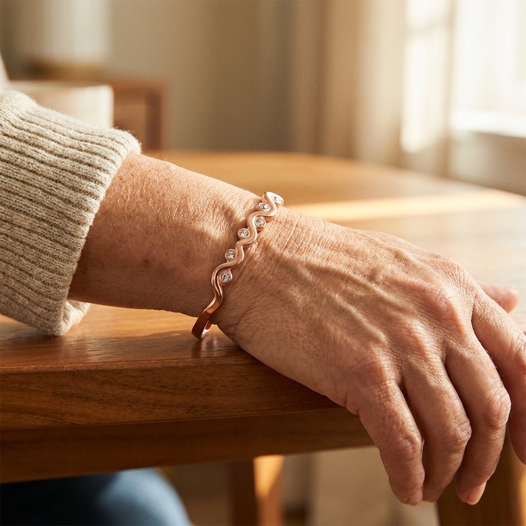Elaine's Lark Copper Bracelet
