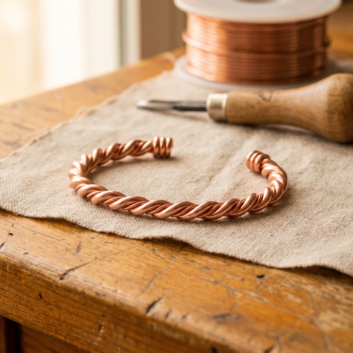 Elaine's Tensor Copper Bracelet