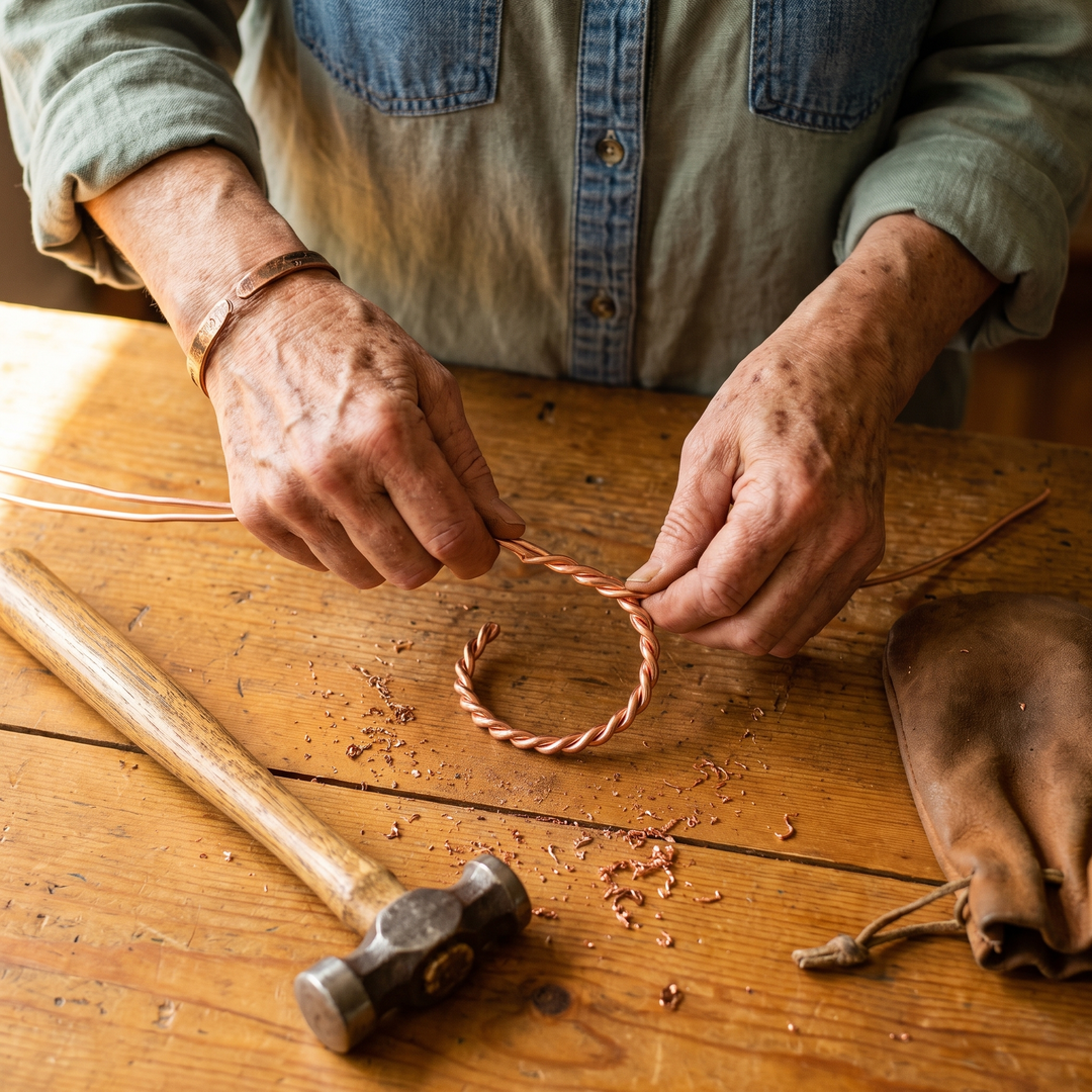 Elaine's Tensor Copper Bracelet