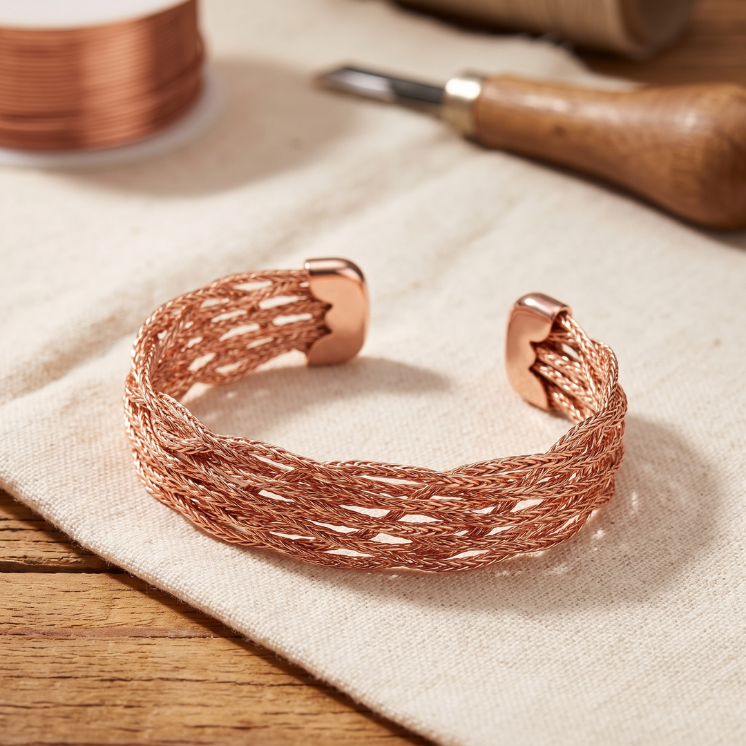 Elaine's Elk Copper Bracelet