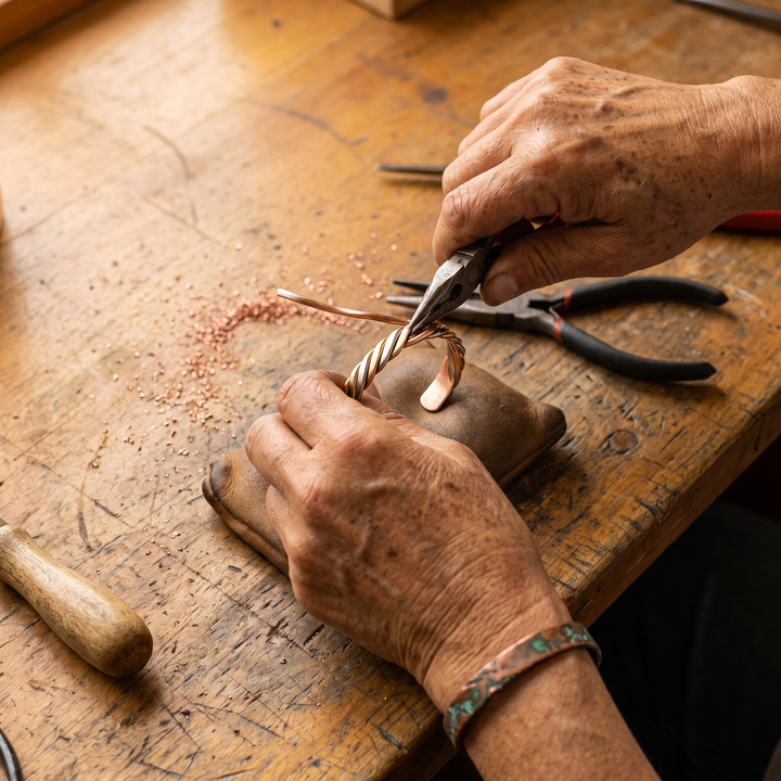 Elaine's Bog Copper Bracelet