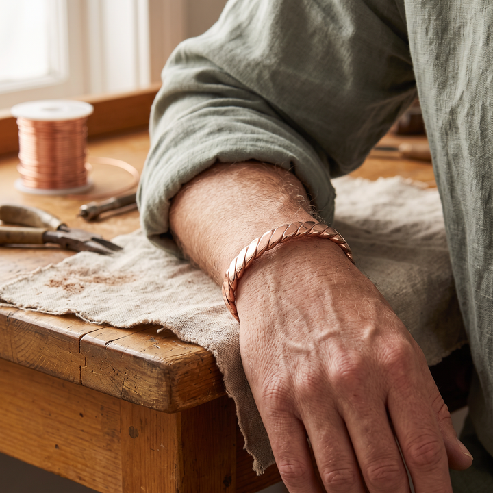 Elaine's Bough Copper Bracelet