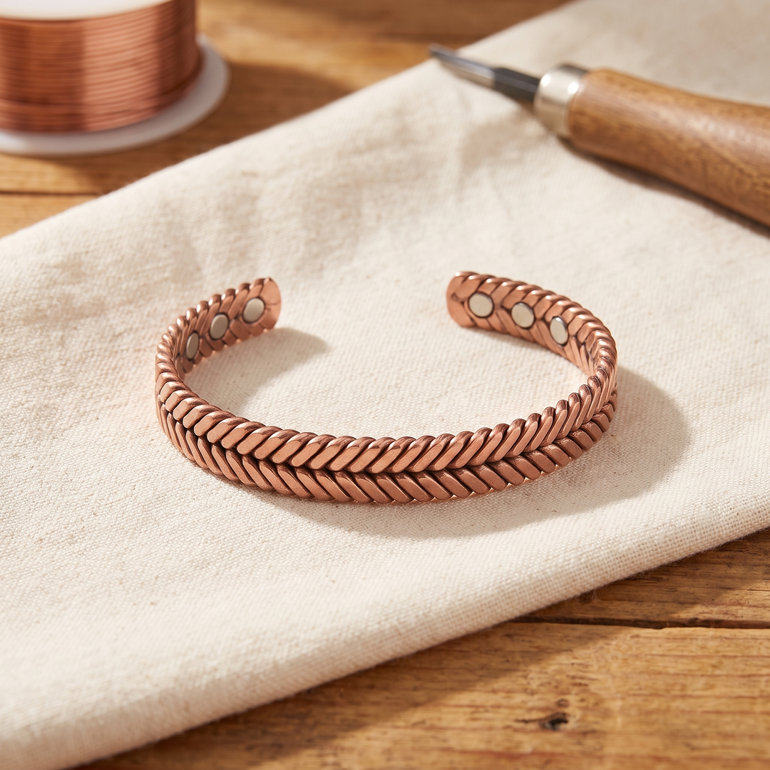 Elaine's Furze Copper Bracelet