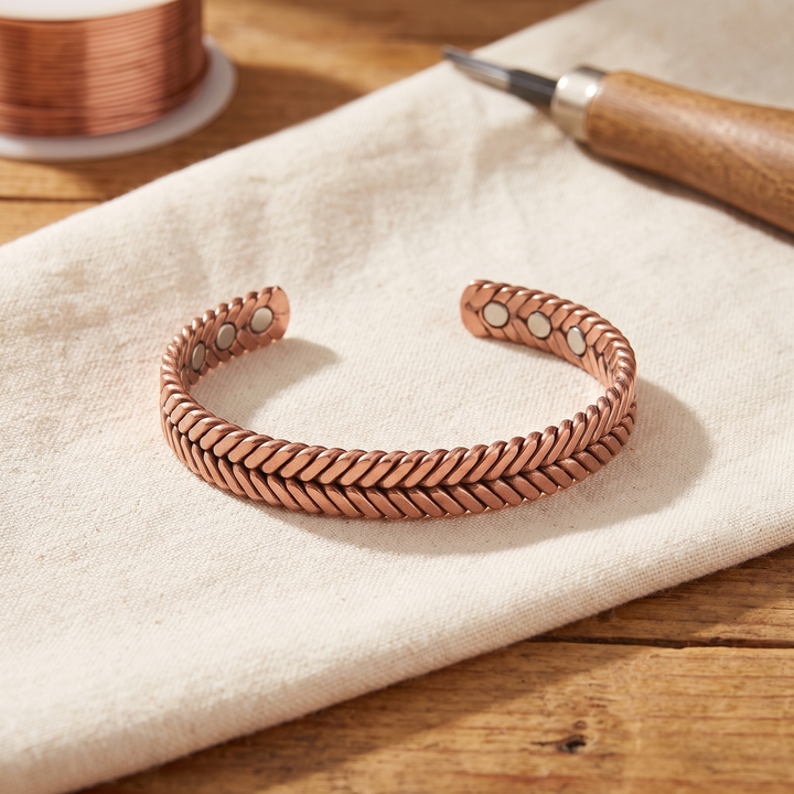 Elaine's Furze Copper Bracelet