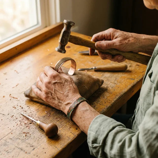 Elaine's Forge Copper Bracelet